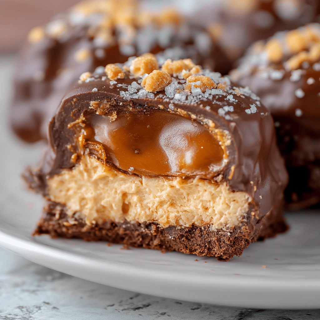 Finished date snickers on parchment
