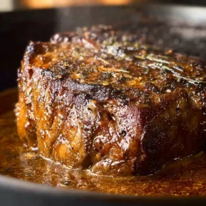 Delicious French onion pot roast served with caramelized onions and herbs.