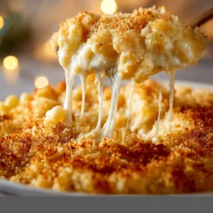 Dolly Parton’s delicious 5-Ingredient Casserole served in a baking dish.