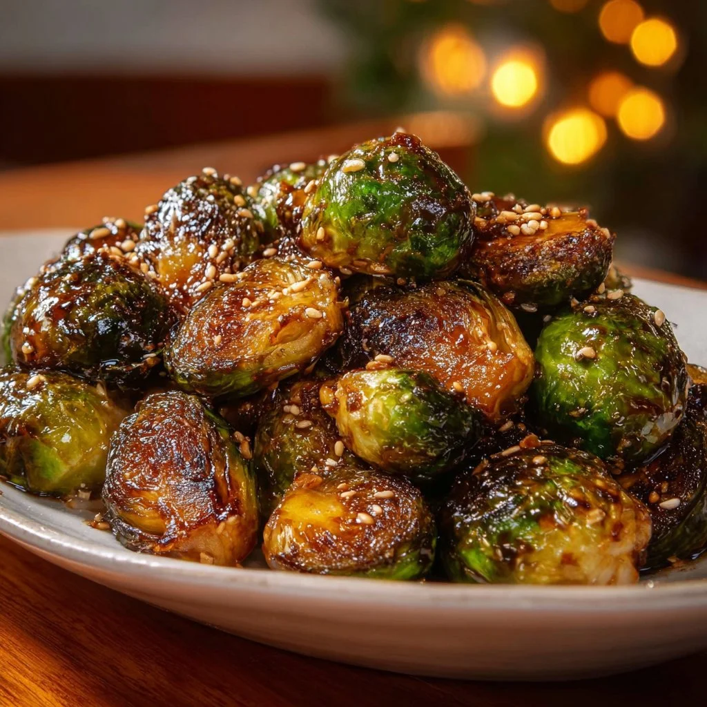 Honey Garlic Roasted Brussels Sprouts that Everyone Will Love
