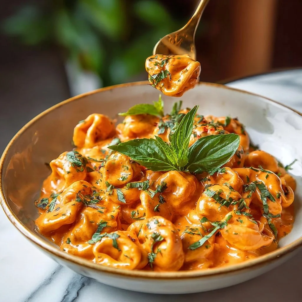 Home 3 Creamy Tomato Garlic Pasta