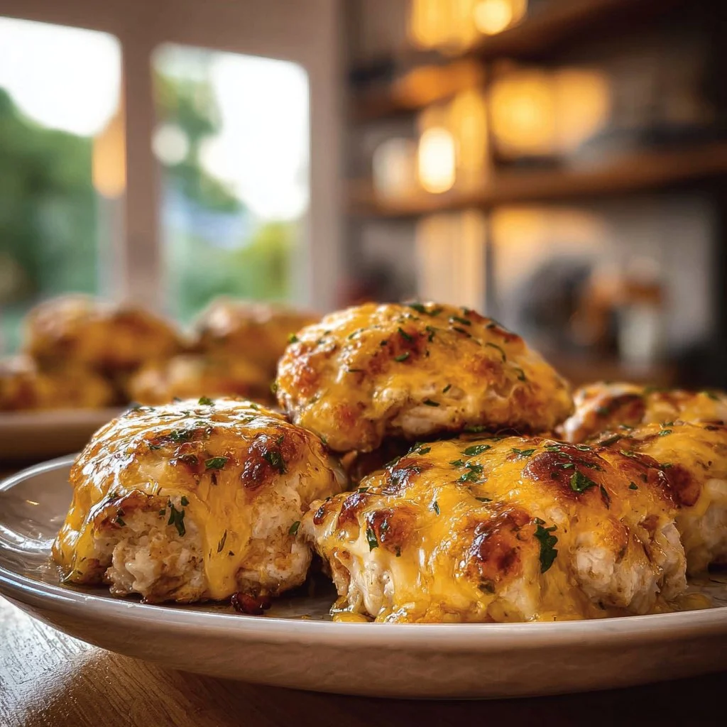 Delicious 4-Ingredient Ranch Chicken Bake fresh from the oven