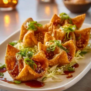 Delicious crispy chicken wonton tacos served with fresh toppings