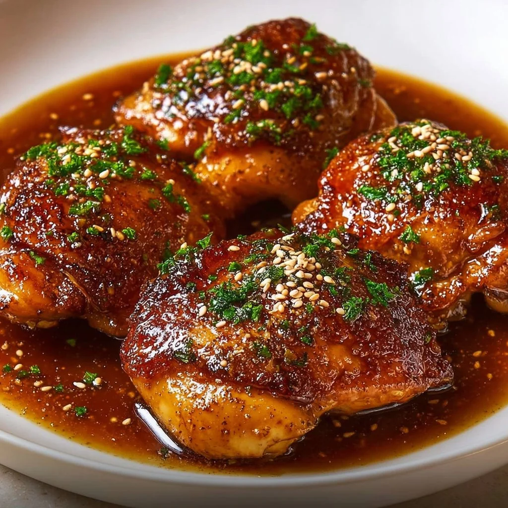 Honey Garlic Chicken Thighs