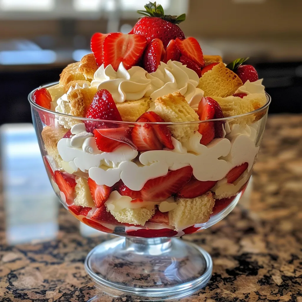 Strawberry Shortcake Trifle: A Light and Elegant Dessert