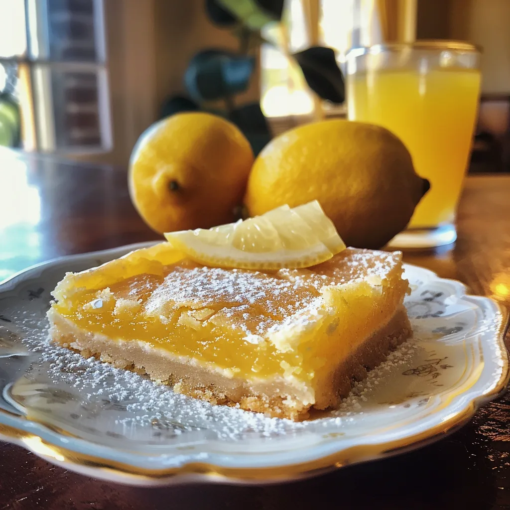 Meyer Lemon Bars: A Bright and Tangy Citrus Dessert