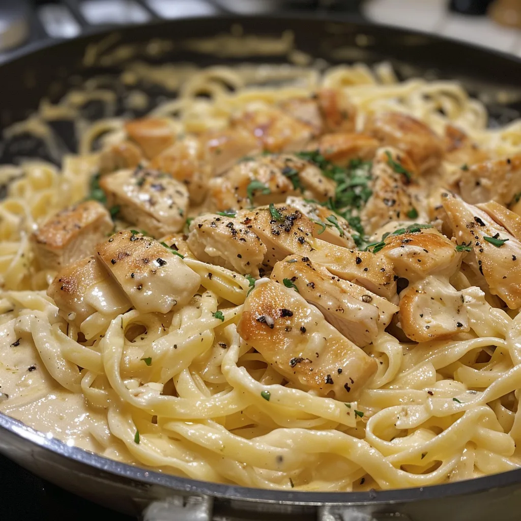 Garlic Butter Chicken Alfredo