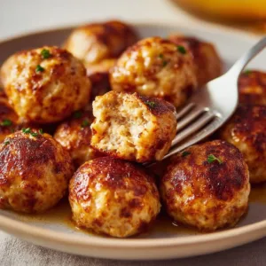 Juicy Ground Chicken Kids Recipe 2 Juicy ground chicken kids recipe with colorful vegetables on a plate