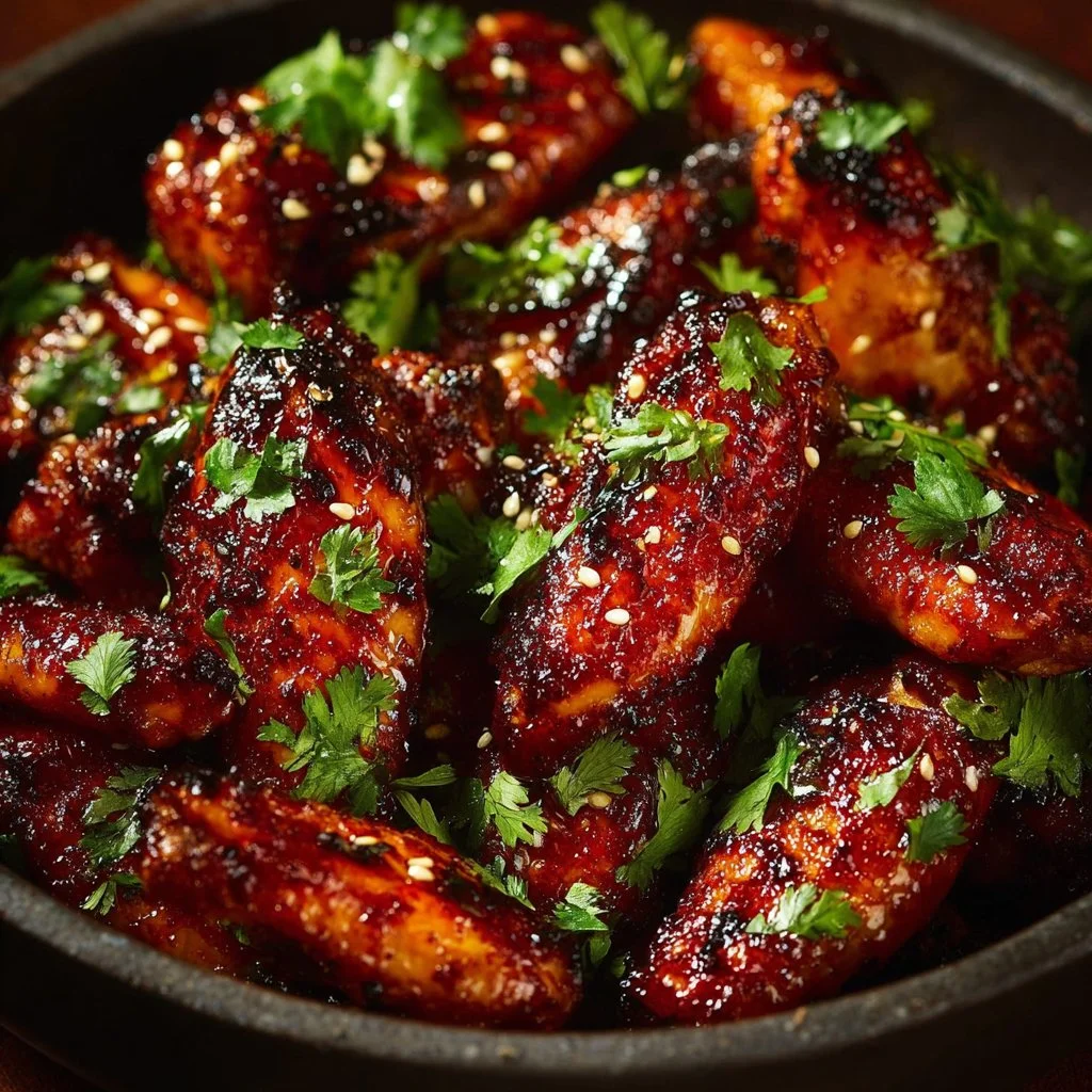 Sweet and Spicy Chicken Wings