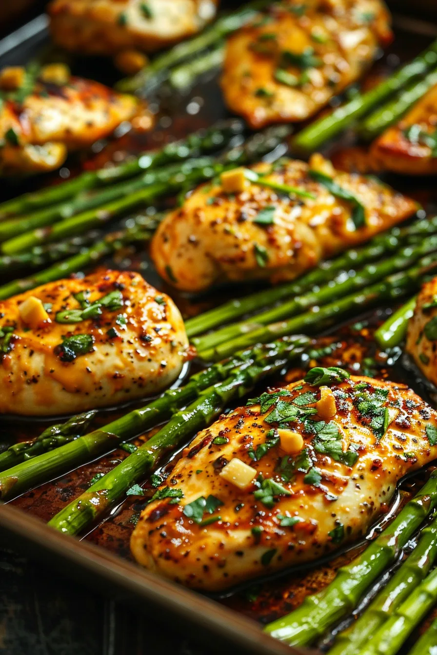 Garlic Butter Chicken & Asparagus Sheet Pan – Crispy, Juicy & Flavorful! 2 image 1775374704627
