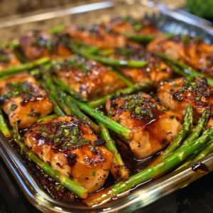 Sweet & Tangy Balsamic Glazed Chicken with Asparagus – Juicy & Flavorful! 3 Sweet & Tangy Balsamic Glazed Chicken with Asparagus – Juicy & Flavorful!