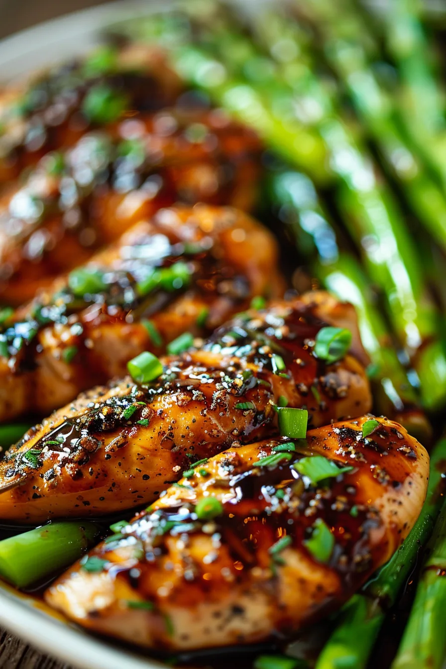 Sweet & Tangy Balsamic Glazed Chicken with Asparagus – Juicy & Flavorful! 2 image 1775375200453