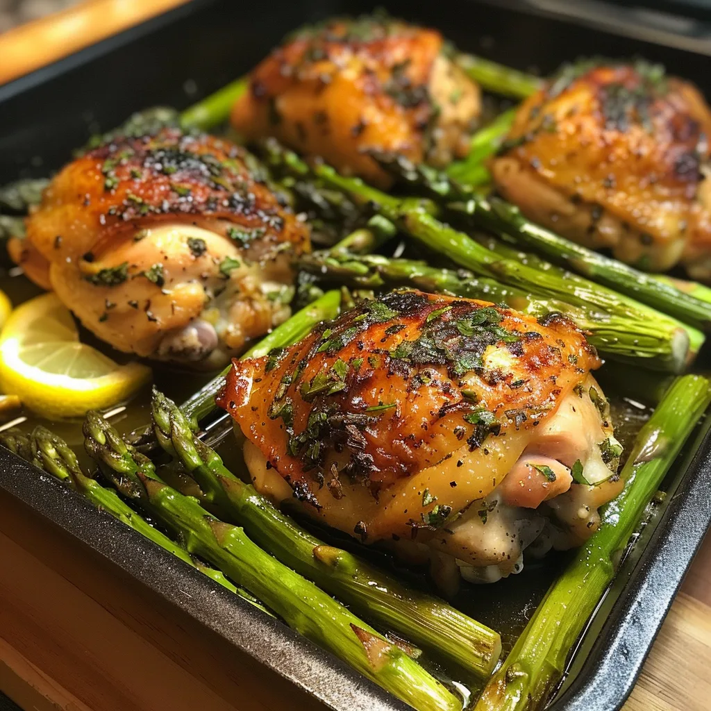 Home 1 Mediterranean Chicken & Asparagus Roast – Easy, Flavor-Packed Dinner!