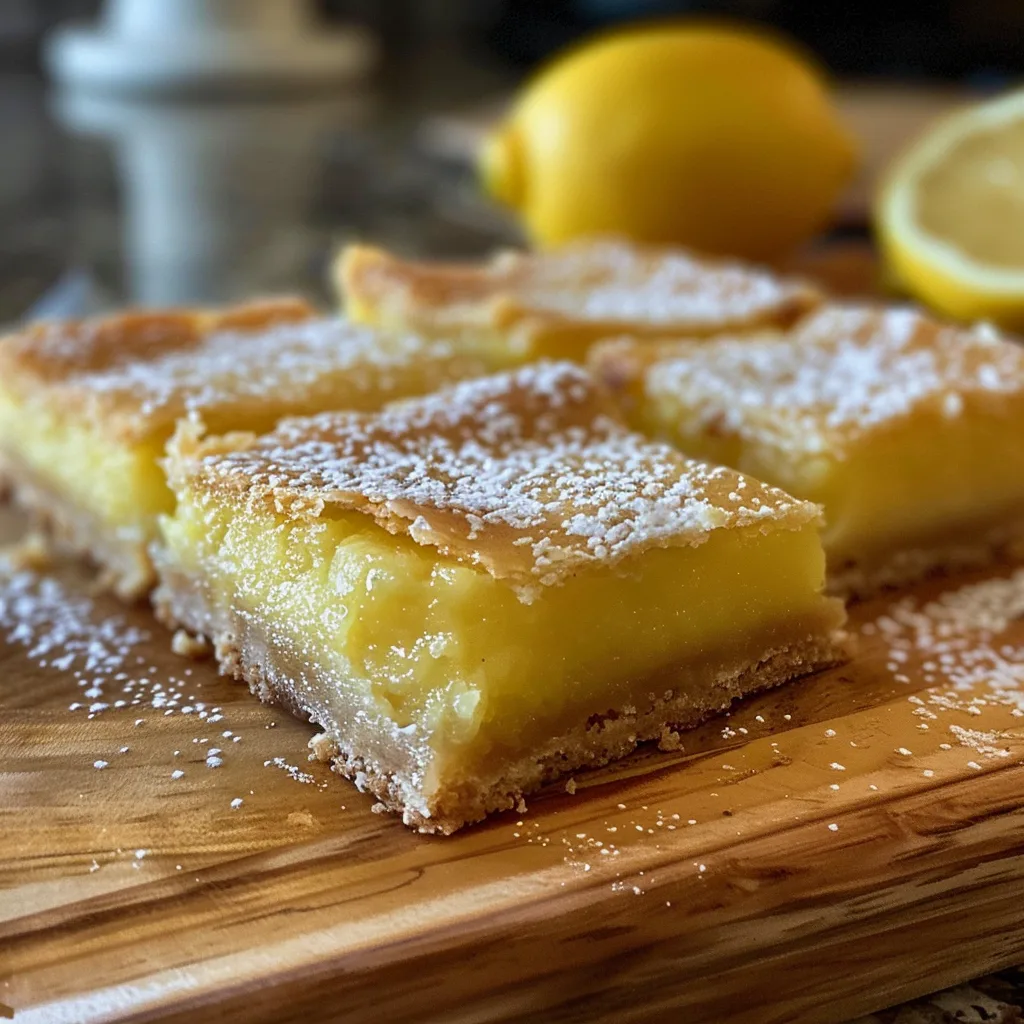 Classic Lemon Bars – Tangy, Sweet & Perfect Treat!