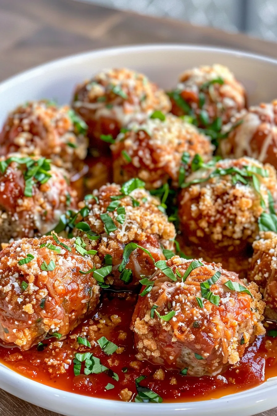 Chicken Parmesan Meatballs – Cheesy, Juicy & Easy Weeknight Dinner! 2 image 1775392652287