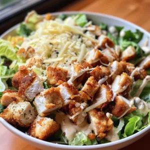 Parmesan Crispy Chicken Caesar Bowl – Juicy, Flavor-Packed & Easy! 3 Parmesan Crispy Chicken Caesar Bowl – Juicy, Flavor-Packed & Easy!