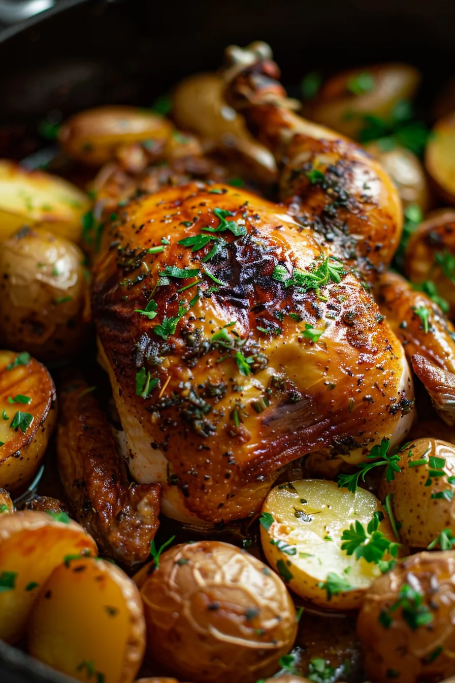 Roasted Dutch Oven Chicken with Potatoes – Juicy & Comforting! 2 image 1775393418748