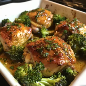 Maple Mustard Chicken Thighs & Broccoli – Sweet, Savory & Ready Fast!