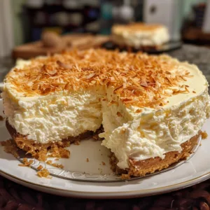 Coconut Cream Cheesecake – Creamy, Sweet & Irresistible!