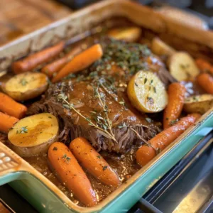Classic Pot Roast with Carrots & Potatoes – Tender, Juicy & Comforting! 3 Classic Pot Roast with Carrots & Potatoes – Tender, Juicy & Comforting!