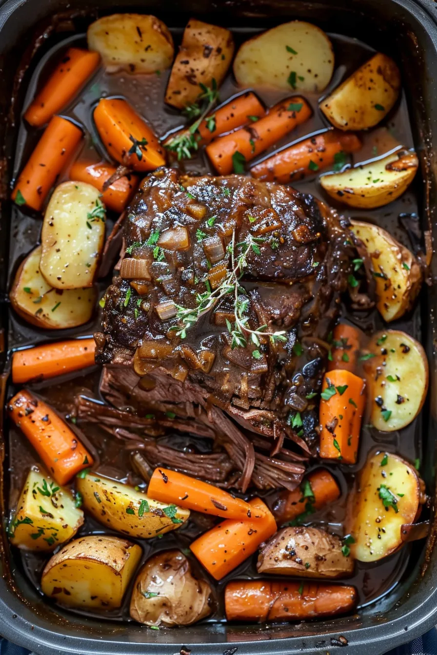 Classic Pot Roast with Carrots & Potatoes – Tender, Juicy & Comforting! 2 image 1775396756743