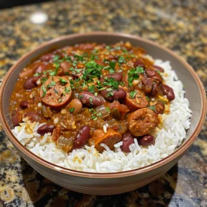 Spicy Red Beans & Rice – Hearty, Flavorful & Easy Weeknight Meal! 3 Spicy Red Beans & Rice – Hearty, Flavorful & Easy Weeknight Meal!