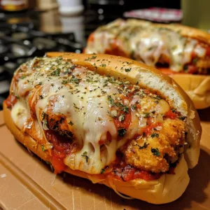 Chicken Parmesan Subs – Cheesy, Juicy & Perfect for Lunch or Dinner!
