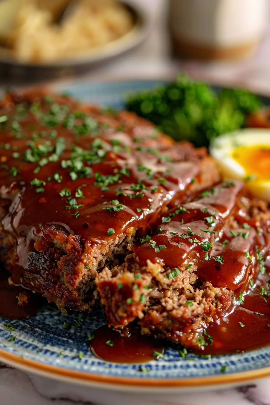 Classic Meatloaf with Brown Gravy – Juicy, Tender & Delicious! 2 image 1775398097455