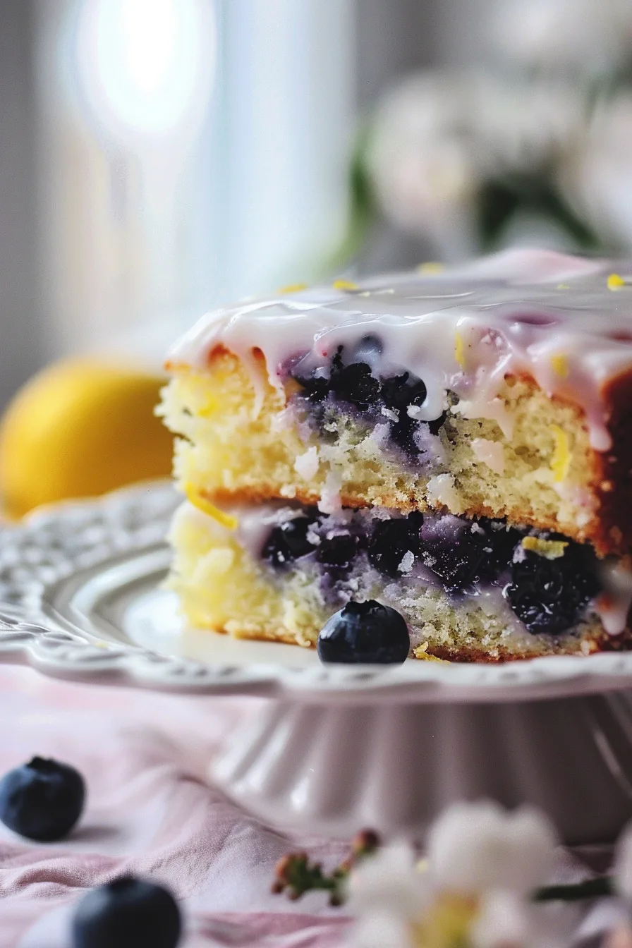 Lemon Blueberry Drizzle Cake – Moist, Fruity & Irresistible! 2 image 1775398243521