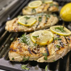 Lemon Basil Parmesan Grilled Chicken – Quick, Juicy & Delicious!