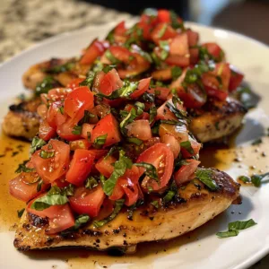 Bruschetta Chicken with Tomato Basil – Restaurant Flavor at Home!