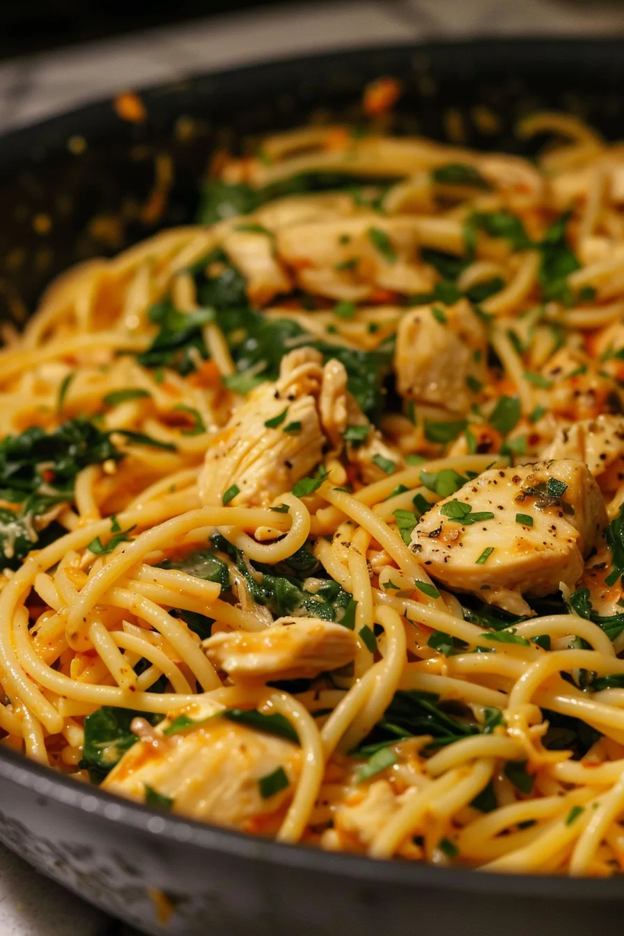 Tuscan Chicken Spaghetti – Creamy, Flavor-Packed & Easy! 2 image 1775400306036