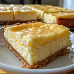 Lemon Cheesecake Bars – Tangy, Sweet & Perfect for Dessert Lovers! 3 Lemon Cheesecake Bars – Tangy, Sweet & Perfect for Dessert Lovers!