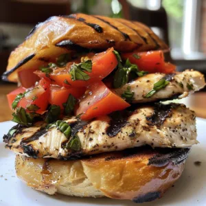 Bruschetta Chicken Sandwich – Juicy, Cheesy & Packed with Flavor! 3 Bruschetta Chicken Sandwich – Juicy, Cheesy & Packed with Flavor!