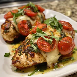 Bruschetta Stuffed Chicken – Flavor-Packed & Easy Weeknight Dinner!