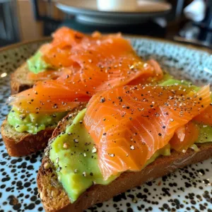 Smoked Salmon Avocado Toast – GOURMET & EASY