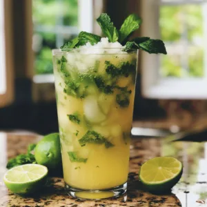 Mint Brazilian Lemonade – EASY & REFRESHING