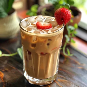 Iced Strawberry Latte – EASY & MUST TRY