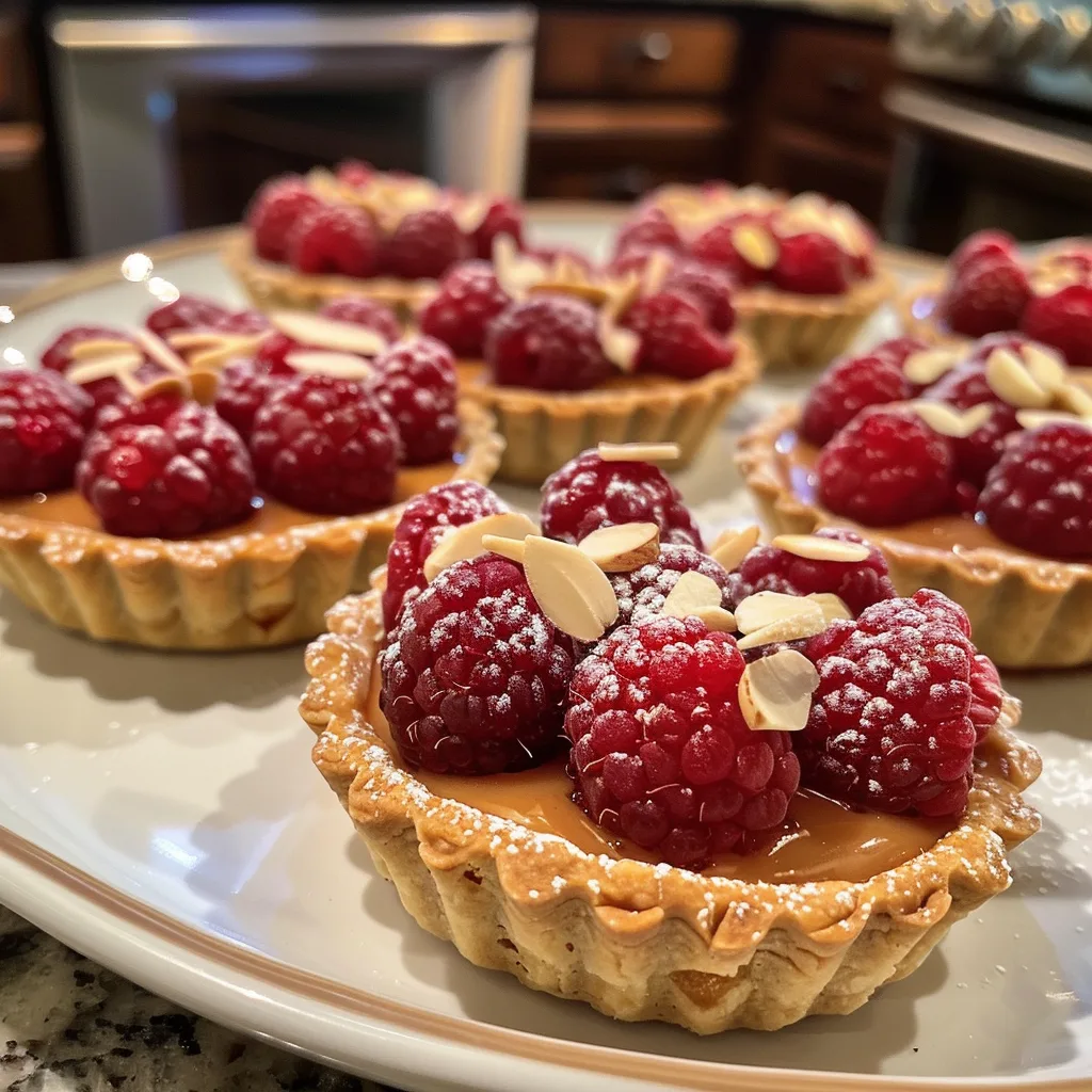 Raspberry Almond Tartlets – EASY & NUTTY