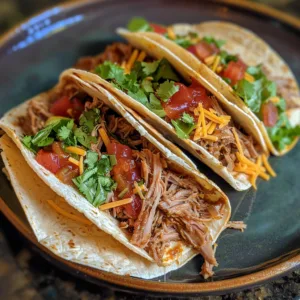 Slow Cooker Pulled Pork Tacos – EASY & FLAVORFUL