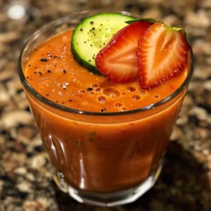 Strawberry Gazpacho – EASY & JUICY
