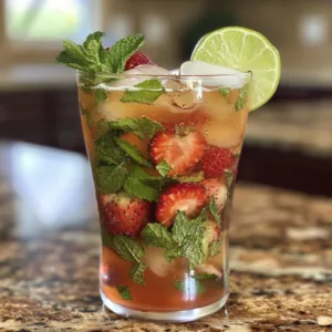 Strawberry Mojito Mocktail