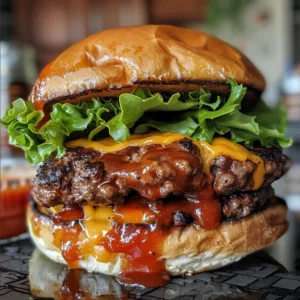 BBQ Smash Burgers – EASY & SWEET & SAVORY