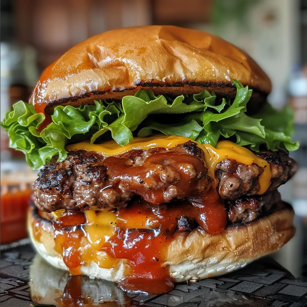 BBQ Smash Burgers – EASY & SWEET & SAVORY