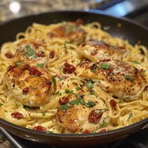 One-Pan Marry-Me Chicken Pasta – EASY & DUMP & GO