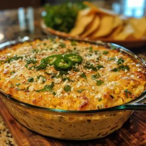 HOT Mexican Street Corn Dip – SPICY & EASY