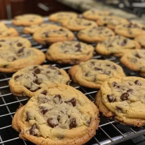 Crispy Chocolate Chip Cookies – EASY & GOLDEN