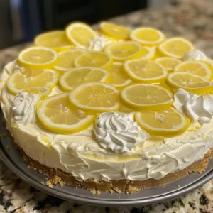 Gluten-Free No-Bake Lemon Cheesecake – EASY & HEALTHY