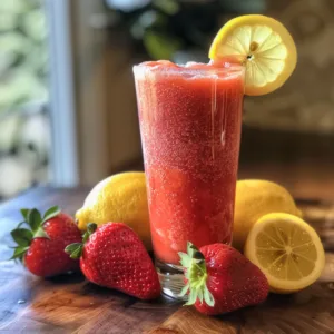 FROZEN Strawberry Lemonade – EASY SLUSHIE