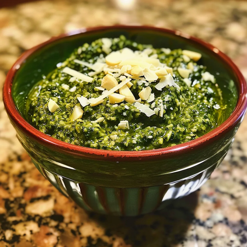 BASIL Almond Pesto – EASY & HEALTHY